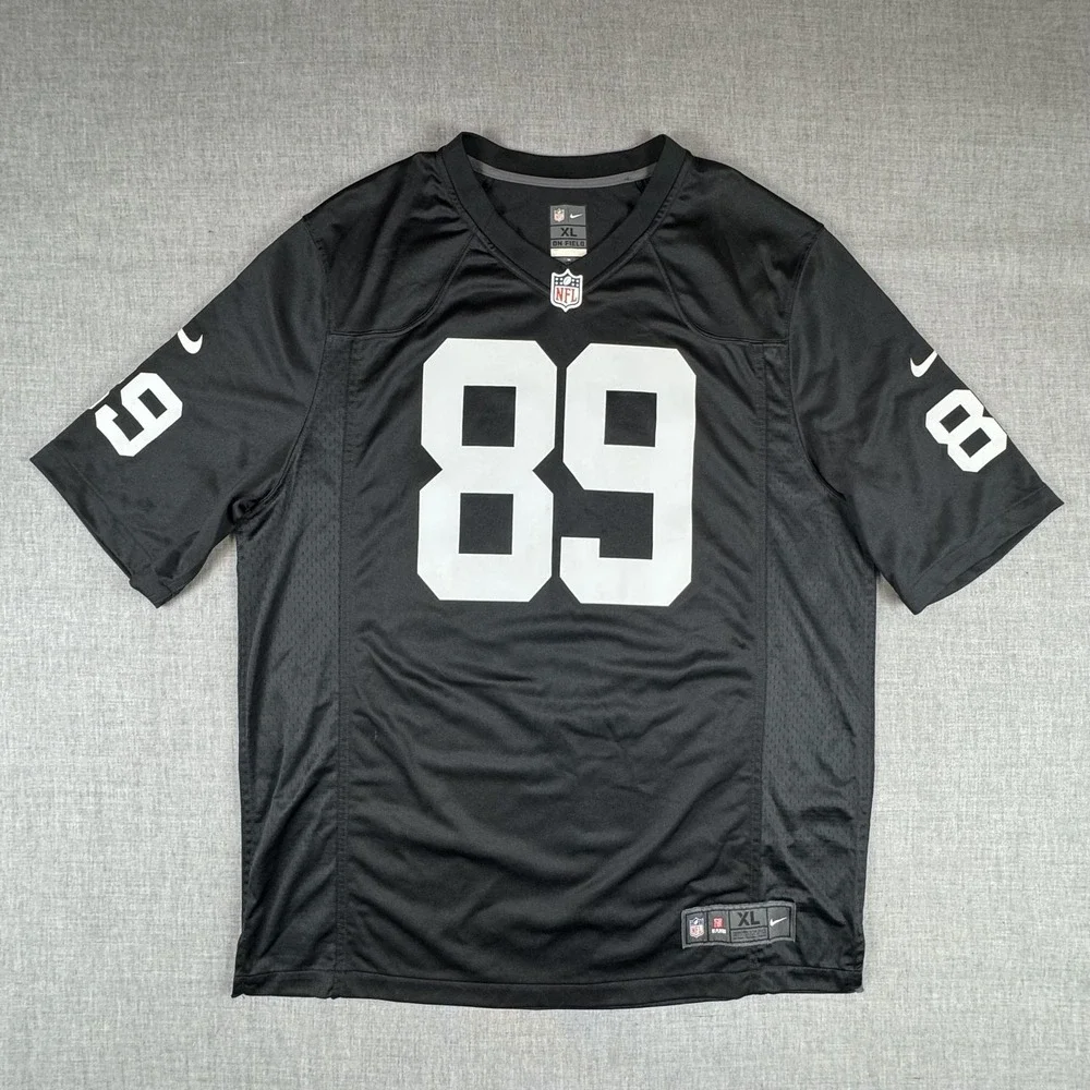 Oakland Raiders Jersey Mens XL Black Nike On Field Amari Cooper 89 NFL Football
